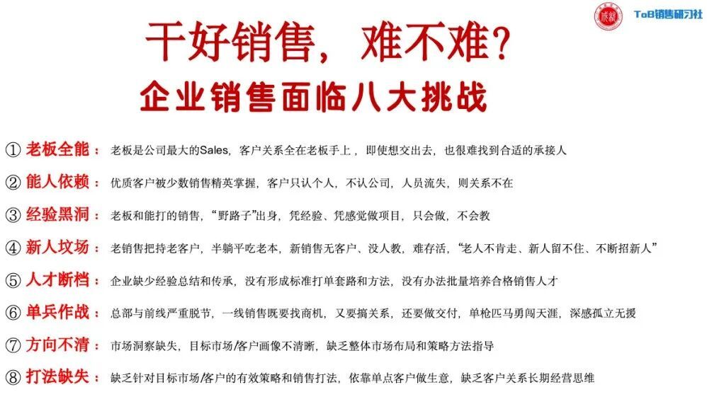 鍛造銷售鐵軍，構(gòu)建增長引擎！